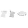 Coppia sanitari COLIBRÌ 2 a terra con sedile compatibile