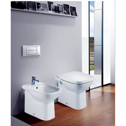 Coppia sanitari filo parete DEBBA con sedile compatibile