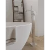Miscelatore "MILANO" cromato a pavimento per vasche free standing