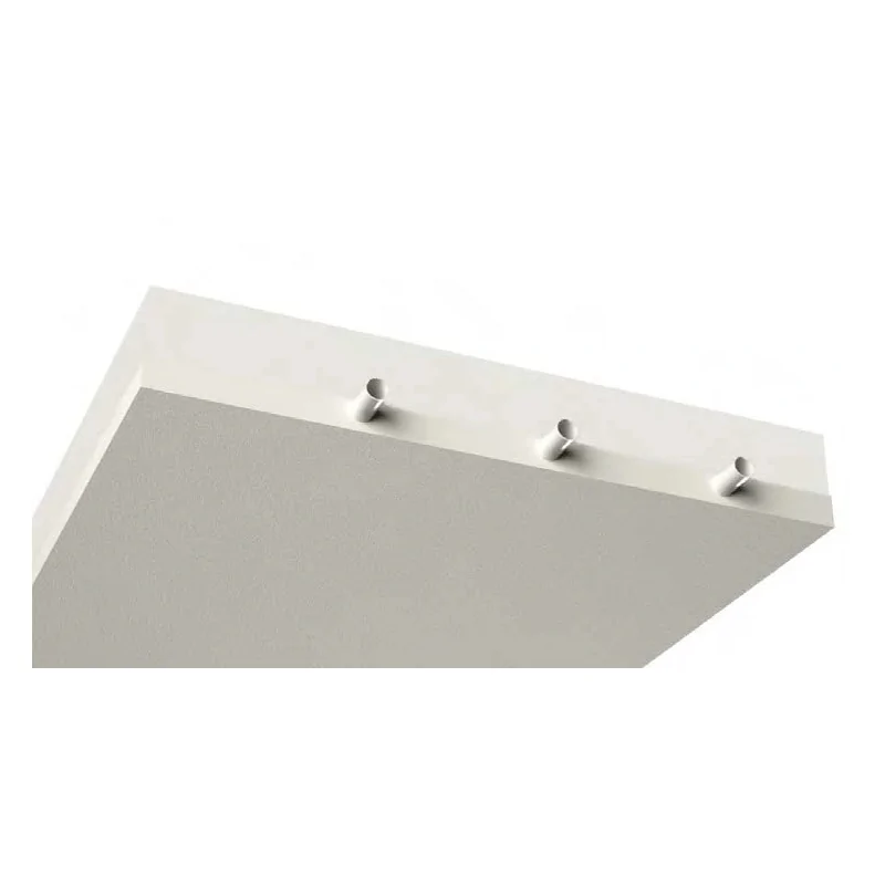 Pannello in cartongesso per impianti radianti a soffitto di riscaldamento e raffrescamento con isolamento in polistirene