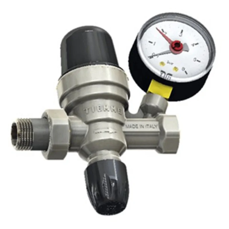 Gruppo di riempimento automatico TIEMME con valvola di ritegno e manometro