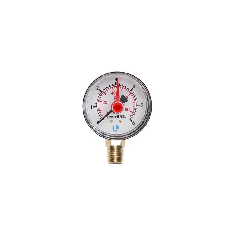 Manometro Ø63 mm attacco radiale 1/4"