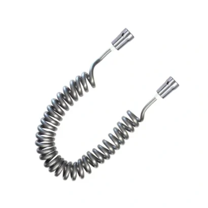 Tubo Flessibile doccia spiralato in PVC con attacco conico F/F da 1/2"