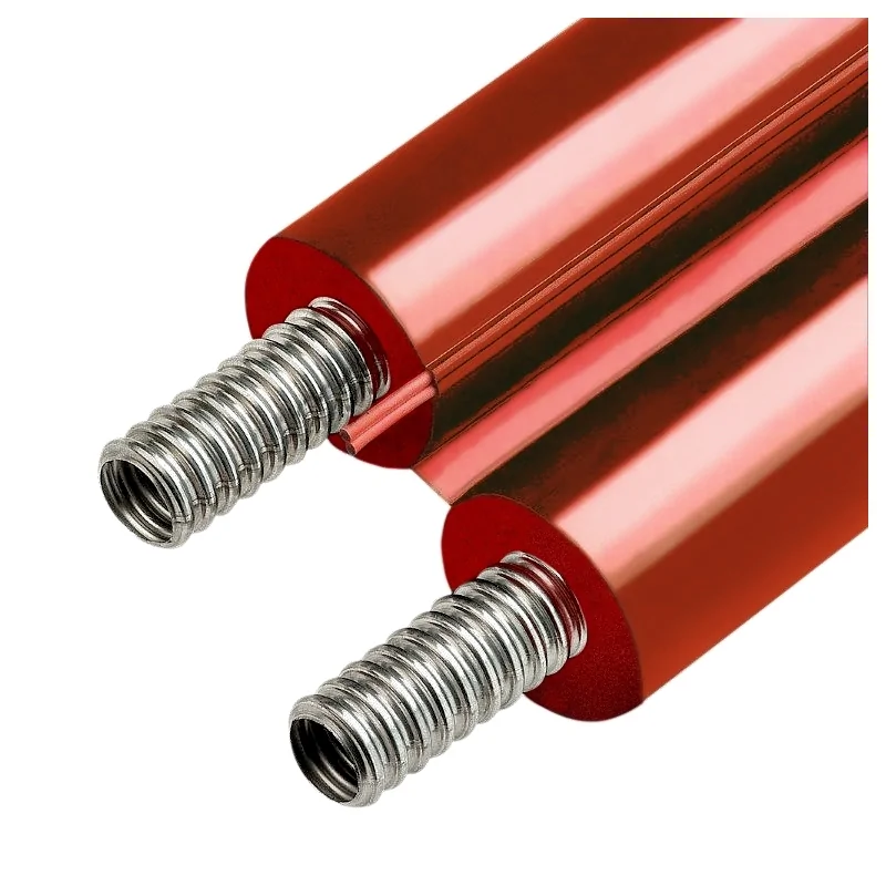 Tubo corrugato "GEMINIslimRED" autocartellante in acciaio inox (AISI 316L) con cavo sonda (prezzo a rotolo)