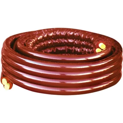 Tubo corrugato "GEMINIslimRED" autocartellante in acciaio inox (AISI 316L) con cavo sonda (prezzo a rotolo)