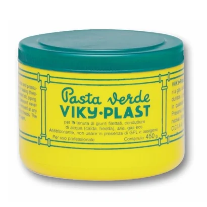 Pasta verde VIKY-PLAST in barattolo da 150 e 450 grammi