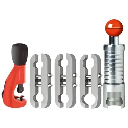 Set di flangiatura per tubi corrugati in CSST (compatibile anche con tubo e dadi Eurotis/Emiflex)